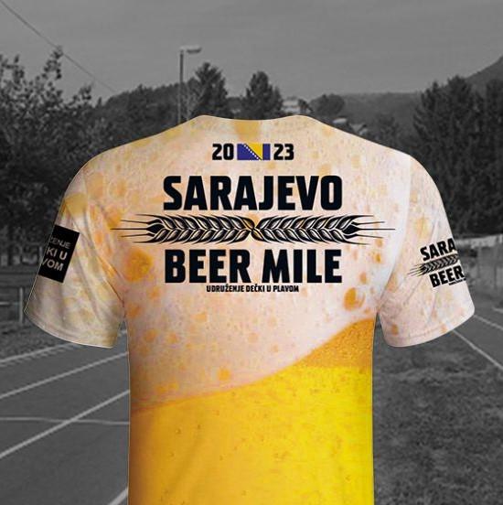 beer mile ilustracija