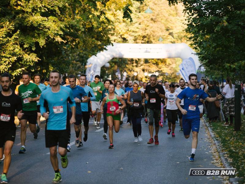 b2b run ilustracija